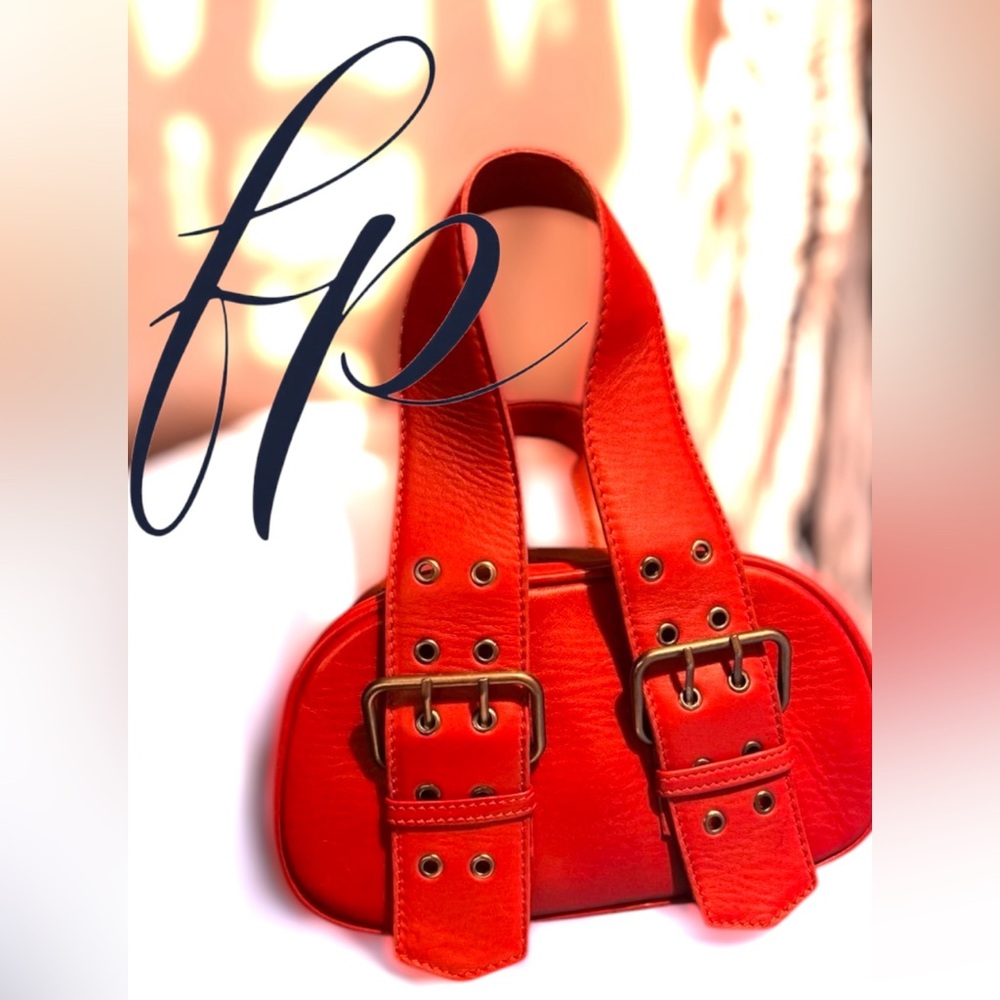 Free People ‘Say Yes’ 100% Leather Bag - Oxblood/Wine NWT